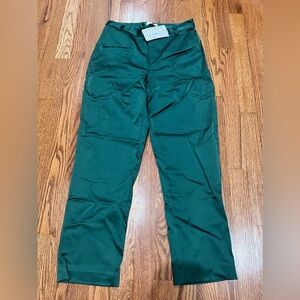 Retail For $595 L'AGENCE LOGAN TROUSER BOTANICAL GREEN SIZE 4